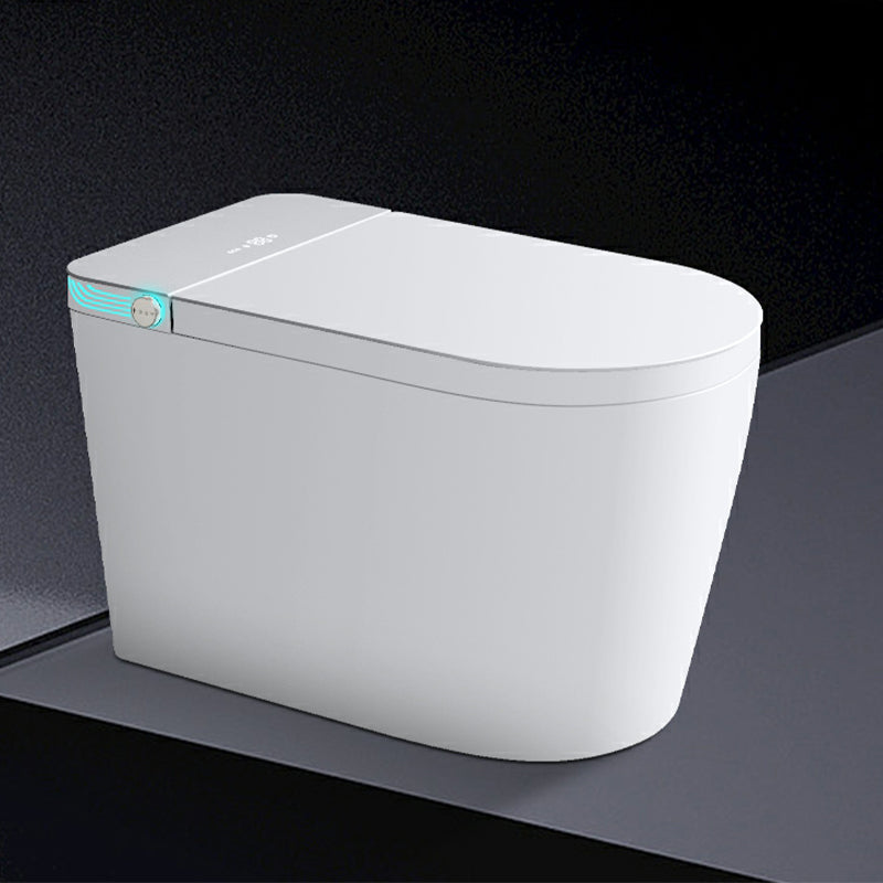 White Floor Mount Bidet with Heated Seat and Water Pressure Control Clearhalo 'Bathroom Remodel & Bathroom Fixtures' 'Bidets' 'Home Improvement' 'home_improvement' 'home_improvement_bidets' 'Toilets & Bidets' 8086618