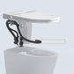 Modern Elongated Ceramic Floor Standing Bidet in White with Heated Seat Clearhalo 'Bathroom Remodel & Bathroom Fixtures' 'Bidets' 'Home Improvement' 'home_improvement' 'home_improvement_bidets' 'Toilets & Bidets' 8086643