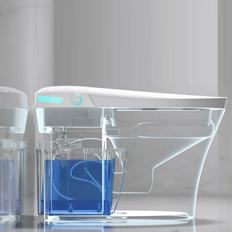 White Elongated Ceramic Floor Standing Bidet without Water Pressure Control Clearhalo 'Bathroom Remodel & Bathroom Fixtures' 'Bidets' 'Home Improvement' 'home_improvement' 'home_improvement_bidets' 'Toilets & Bidets' 8086652