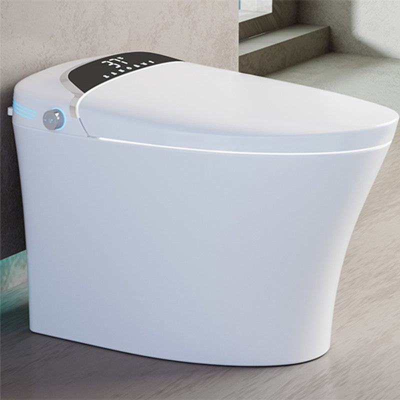 White Elongated Ceramic Floor Standing Bidet without Water Pressure Control White/ Black Clearhalo 'Bathroom Remodel & Bathroom Fixtures' 'Bidets' 'Home Improvement' 'home_improvement' 'home_improvement_bidets' 'Toilets & Bidets' 8086654