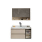 Single Sink Bathroom Vanity Set White 2 Drawers Wall-Mounted Wood Frame Rectangular 35"L x 20"W x 19"H Clearhalo 'Bathroom Remodel & Bathroom Fixtures' 'Bathroom Vanities' 'bathroom_vanities' 'Home Improvement' 'home_improvement' 'home_improvement_bathroom_vanities' 8092228