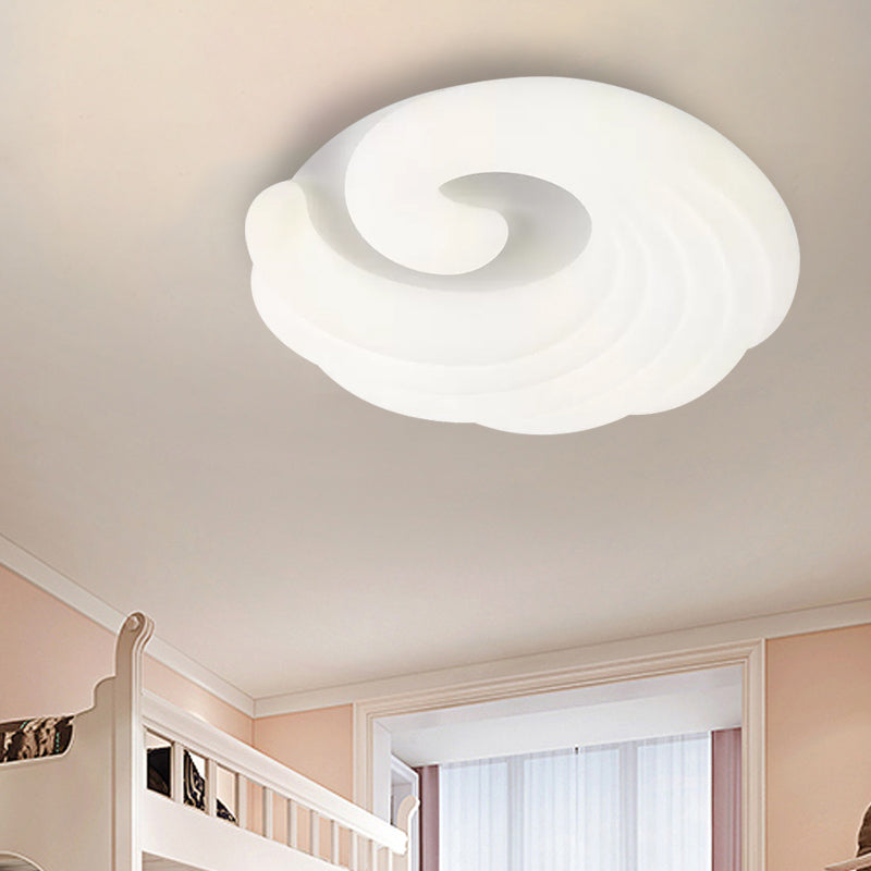 Contemporary Cloud Ceiling Flush Mount Acrylic Living Room LED Flush Light Fixture in Grey/White/Blue Clearhalo 'Ceiling Lights' 'Close To Ceiling Lights' 'Close to ceiling' 'Flush mount' Lighting' 810340