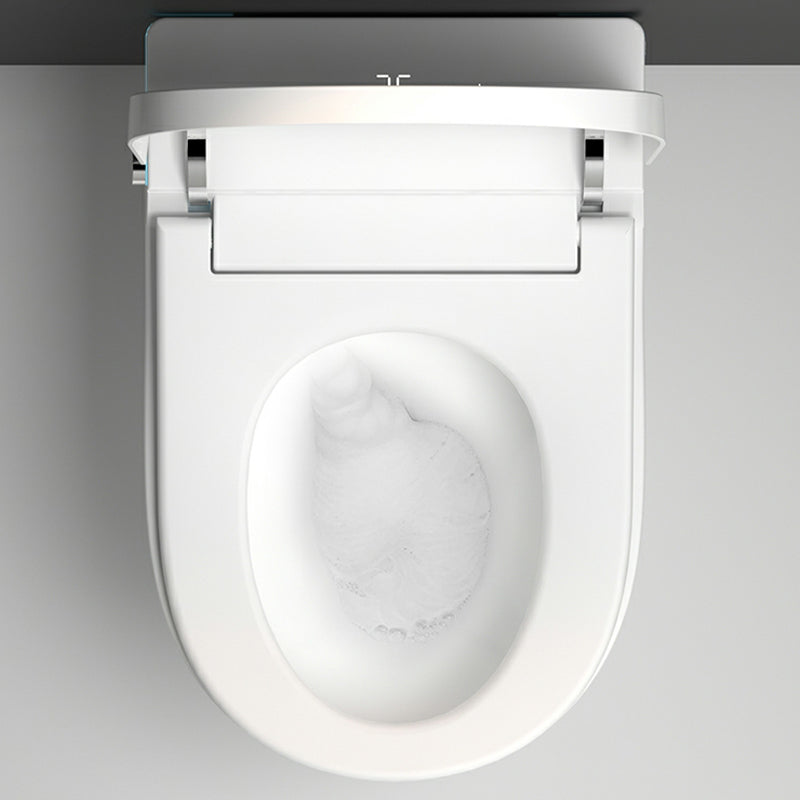 Contemporary Antimicrobial Wall Hung Toilet Set with Temperature Control Clearhalo 'Bathroom Remodel & Bathroom Fixtures' 'Bidets' 'Home Improvement' 'home_improvement' 'home_improvement_bidets' 'Toilets & Bidets' 8105646