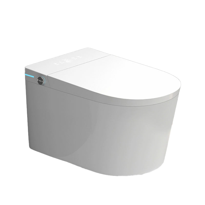 Contemporary Antimicrobial Wall Hung Toilet Set with Temperature Control Clearhalo 'Bathroom Remodel & Bathroom Fixtures' 'Bidets' 'Home Improvement' 'home_improvement' 'home_improvement_bidets' 'Toilets & Bidets' 8105647