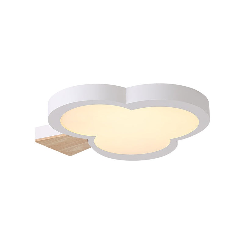 Modern Led Close to Ceiling Light with Acrylic Shade Gray/White/Green ...