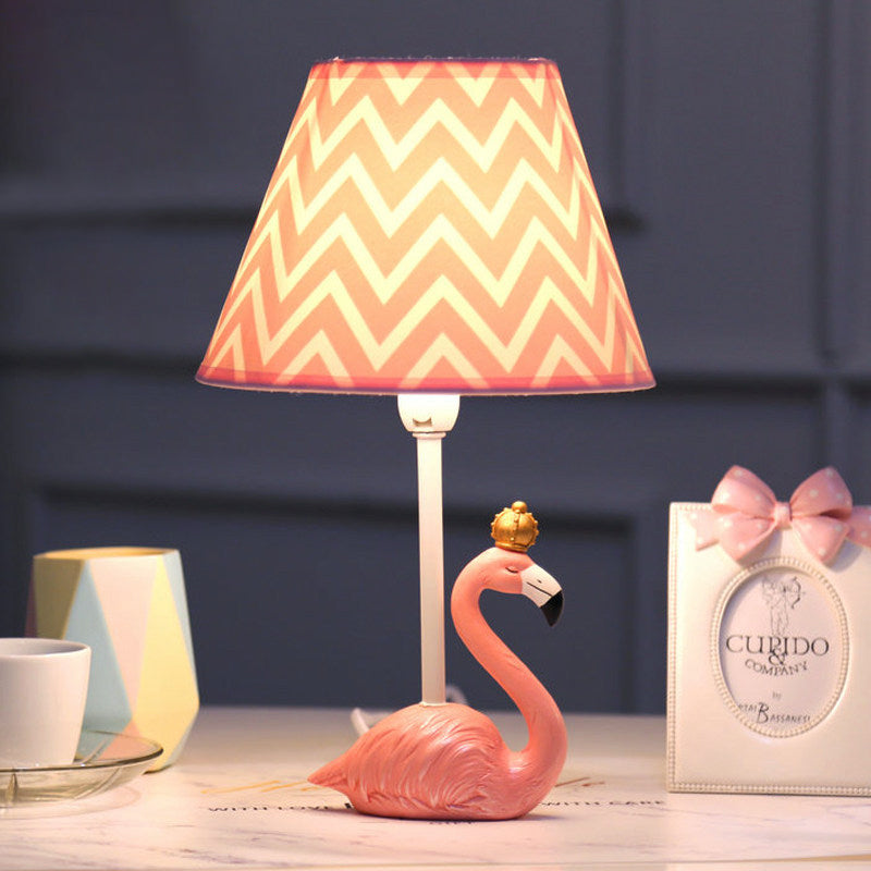Flamingo Reading Light Cartoon Resin 1 Head Bedroom Nightstand