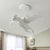 Iron Winged Dinosaur Suspension Light Kid White LED Hanging Chandelier in Warm/White Light White Clearhalo 'Ceiling Lights' 'Chandeliers' Lighting' options 814596_25d840ac-6581-4864-9245-467b541f3e86