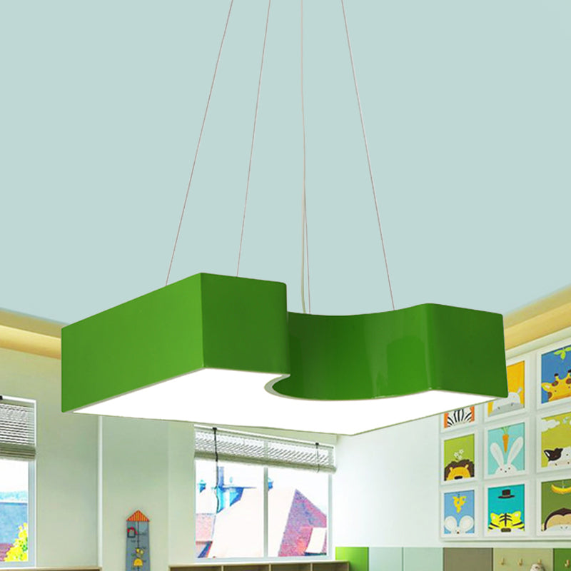 Arch Bridge Kindergarten Hanging Light Acrylic Kids LED Pendant Lighting Fixture in Red/Blue/Yellow Green Clearhalo 'Ceiling Lights' 'Pendant Lights' 'Pendants' Lighting' 814659_5833b815-445e-49a9-a608-7f2b8e3d4736