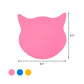 Cat Head Mini Wall Light Cartoon Wooden Kindergarten LED Flush Mount Wall Sconce in Pink/Blue/Yellow Clearhalo 'Wall Lamps & Sconces' 'Wall Lights' Lighting' 814794