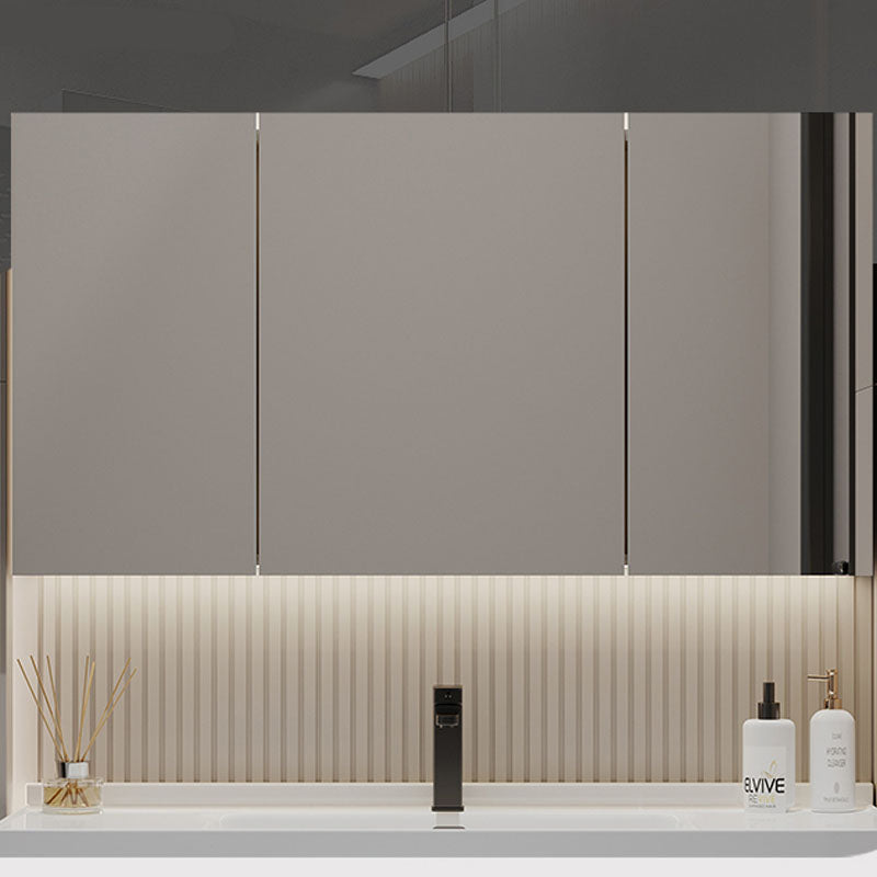 Single Sink Bathroom Vanity Set Overflow Wood Frame Wall Mounted with Drawer Clearhalo 'Bathroom Remodel & Bathroom Fixtures' 'Bathroom Vanities' 'bathroom_vanities' 'Home Improvement' 'home_improvement' 'home_improvement_bathroom_vanities' 8162601