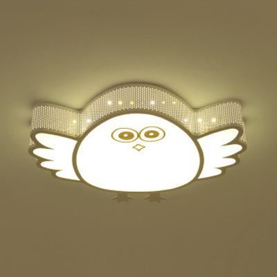 White Flush Mount Ceiling Light Cartoon Acrylic Ceiling Light Fixture for Kindergarten White C Clearhalo 'Ceiling Lights' 'Close To Ceiling Lights' 'Close to ceiling' 'Flush mount' Lighting' 81721