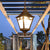 Black/Bronze 1 Bulb Drop Pendant Rustic White Glass Lantern Hanging Ceiling Light for Corridor Bronze Clearhalo 'Ceiling Lights' 'Glass shade' 'Glass' 'Pendant Lights' 'Pendants' Lighting' 817524