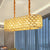 8-Light Oval Island Lighting Contemporary Gold Inserted Crystal Ceiling Suspension Lamp for Restaurant Gold Clearhalo 'Ceiling Lights' 'Island Lights' Lighting' 819075