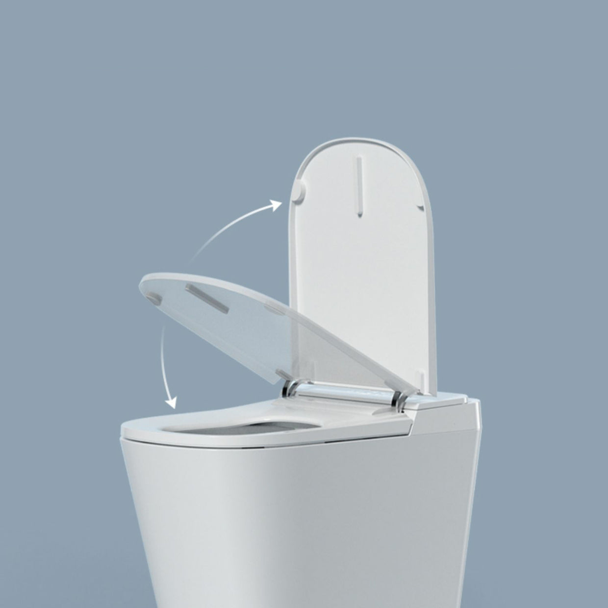 White Ceramic Elongated Stain Resistant Smart Bidet with Temperature Control Clearhalo 'Bathroom Remodel & Bathroom Fixtures' 'Bidets' 'Home Improvement' 'home_improvement' 'home_improvement_bidets' 'Toilets & Bidets' 8190992