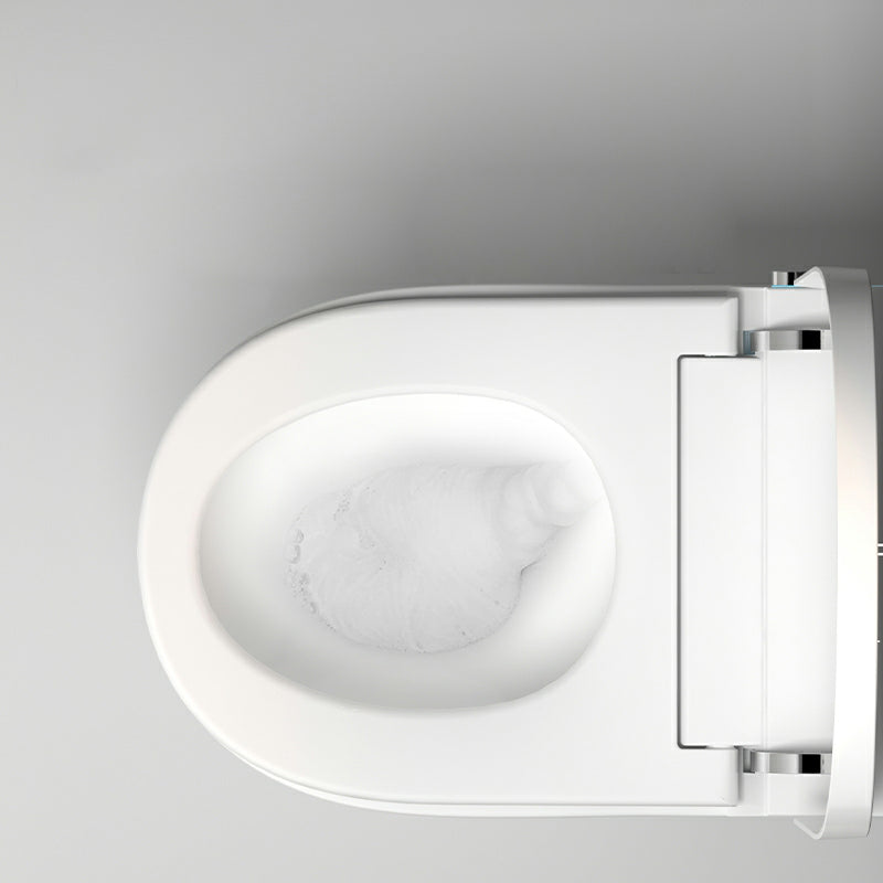 Elongated White Ceramic Stain Resistant Smart Bidet with Heated Seat Clearhalo 'Bathroom Remodel & Bathroom Fixtures' 'Bidets' 'Home Improvement' 'home_improvement' 'home_improvement_bidets' 'Toilets & Bidets' 8191024