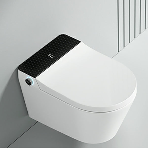 Elongated Ceramic Stain Resistant Smart Bidet with Heated Seat Clearhalo 'Bathroom Remodel & Bathroom Fixtures' 'Bidets' 'Home Improvement' 'home_improvement' 'home_improvement_bidets' 'Toilets & Bidets' 8191031