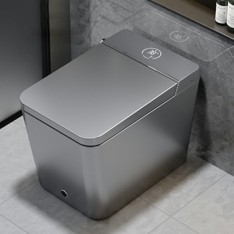 Modern Ceramic Rectangle Elongated Smart Bidet with Heated Seat Clearhalo 'Bathroom Remodel & Bathroom Fixtures' 'Bidets' 'Home Improvement' 'home_improvement' 'home_improvement_bidets' 'Toilets & Bidets' 8191048