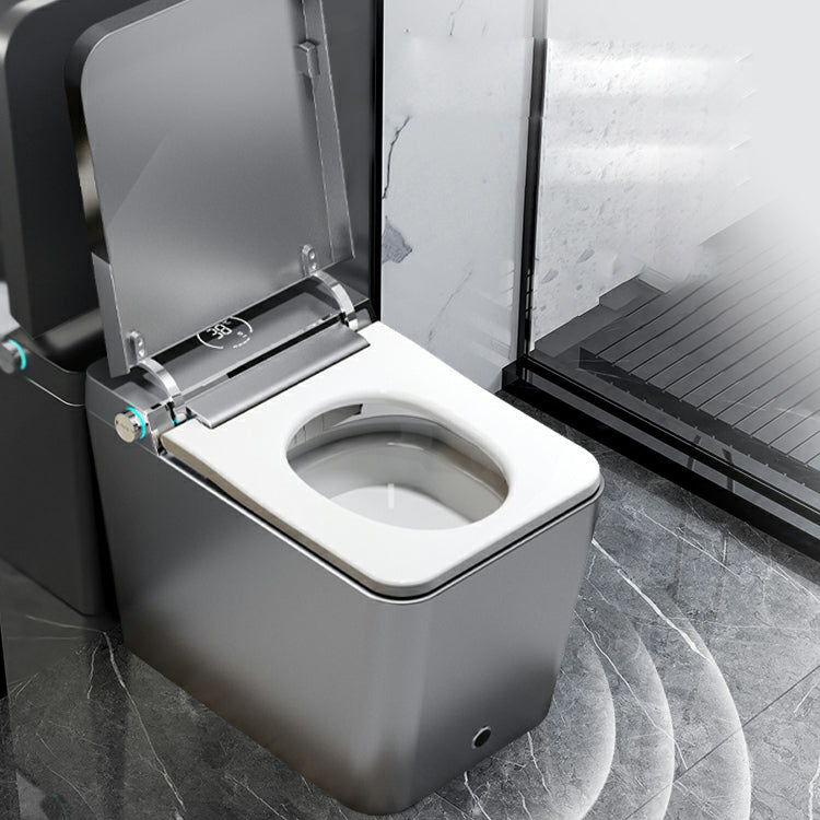Modern Ceramic Rectangle Elongated Smart Bidet with Heated Seat Clearhalo 'Bathroom Remodel & Bathroom Fixtures' 'Bidets' 'Home Improvement' 'home_improvement' 'home_improvement_bidets' 'Toilets & Bidets' 8191050