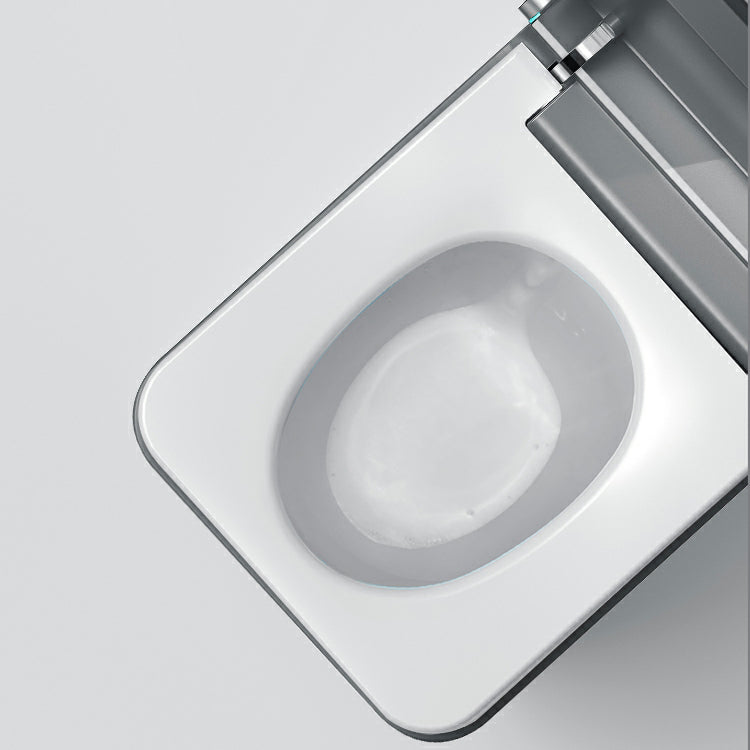 Modern Ceramic Rectangle Elongated Smart Bidet with Heated Seat Clearhalo 'Bathroom Remodel & Bathroom Fixtures' 'Bidets' 'Home Improvement' 'home_improvement' 'home_improvement_bidets' 'Toilets & Bidets' 8191051