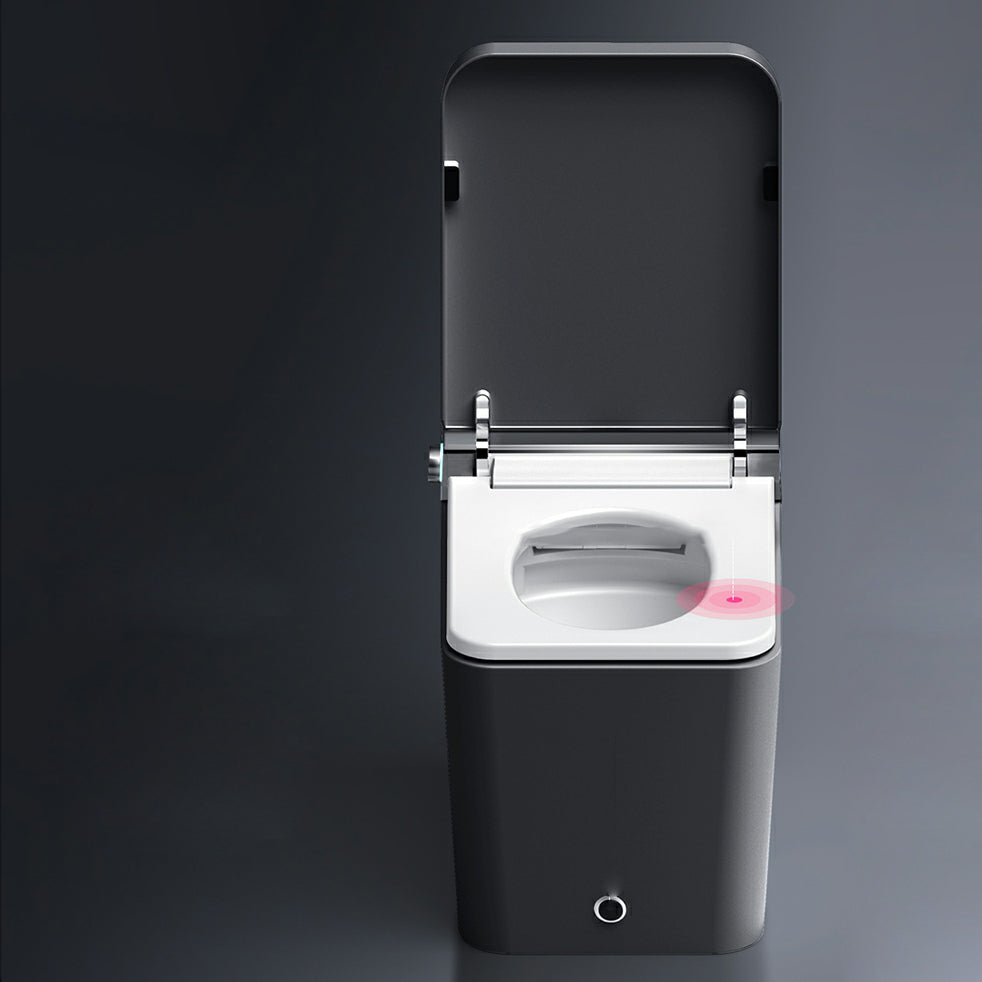 Modern Ceramic Rectangle Elongated Smart Bidet with Heated Seat Clearhalo 'Bathroom Remodel & Bathroom Fixtures' 'Bidets' 'Home Improvement' 'home_improvement' 'home_improvement_bidets' 'Toilets & Bidets' 8191053