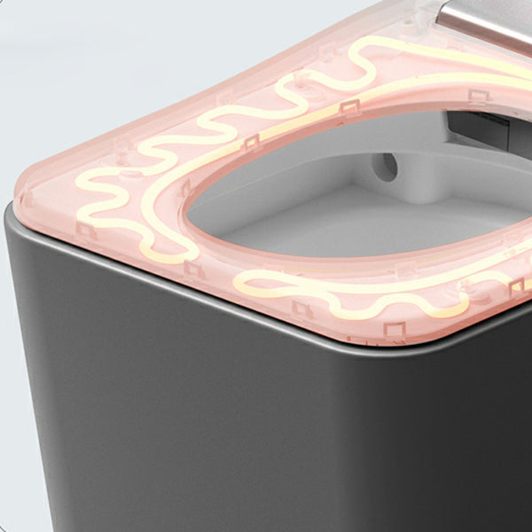 Modern Ceramic Rectangle Elongated Smart Bidet with Heated Seat Clearhalo 'Bathroom Remodel & Bathroom Fixtures' 'Bidets' 'Home Improvement' 'home_improvement' 'home_improvement_bidets' 'Toilets & Bidets' 8191055