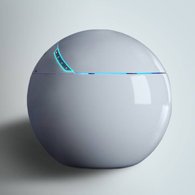 White Ceramic Round Stain Resistant Smart Bidet with Heated Seat Clearhalo 'Bathroom Remodel & Bathroom Fixtures' 'Bidets' 'Home Improvement' 'home_improvement' 'home_improvement_bidets' 'Toilets & Bidets' 8191081