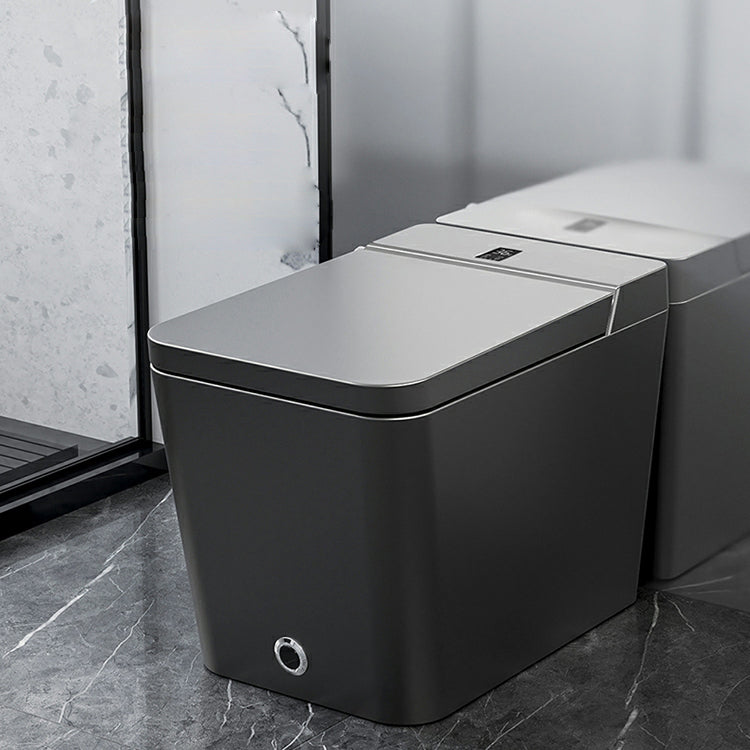 Elongated Ceramic Wall Mounted Bidet Stain Resistant with Heated Seat Clearhalo 'Bathroom Remodel & Bathroom Fixtures' 'Bidets' 'Home Improvement' 'home_improvement' 'home_improvement_bidets' 'Toilets & Bidets' 8191106