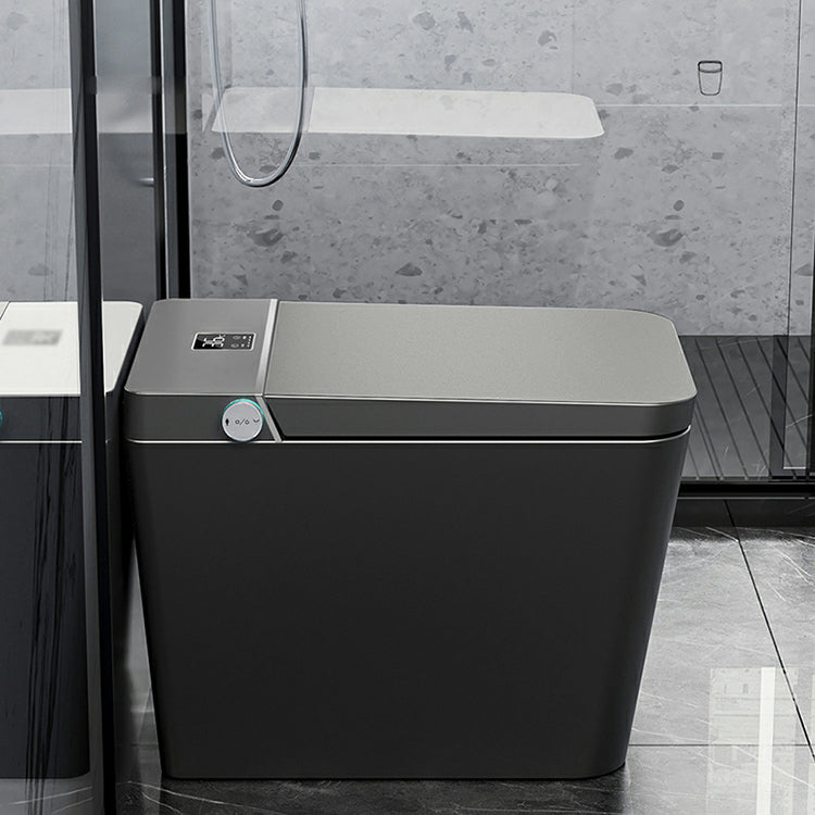 Elongated Ceramic Wall Mounted Bidet Stain Resistant with Heated Seat Clearhalo 'Bathroom Remodel & Bathroom Fixtures' 'Bidets' 'Home Improvement' 'home_improvement' 'home_improvement_bidets' 'Toilets & Bidets' 8191109