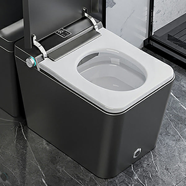 Elongated Ceramic Wall Mounted Bidet Stain Resistant with Heated Seat Clearhalo 'Bathroom Remodel & Bathroom Fixtures' 'Bidets' 'Home Improvement' 'home_improvement' 'home_improvement_bidets' 'Toilets & Bidets' 8191111