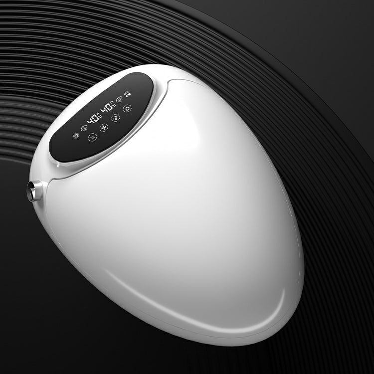 Ceramic Round Stain Resistant Smart Bidet with Temperature Control Clearhalo 'Bathroom Remodel & Bathroom Fixtures' 'Bidets' 'Home Improvement' 'home_improvement' 'home_improvement_bidets' 'Toilets & Bidets' 8191245