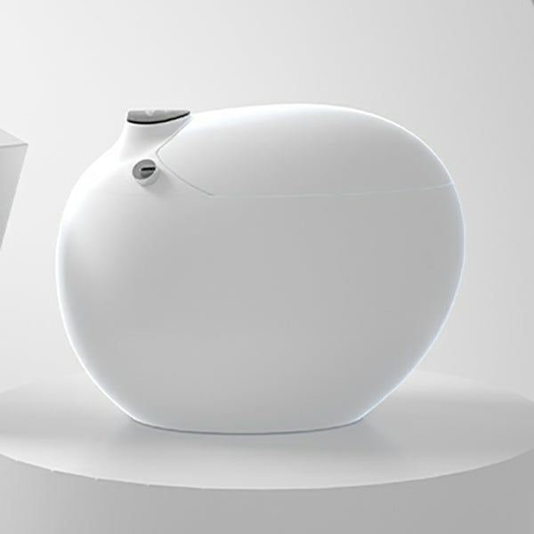 Ceramic Round Stain Resistant Smart Bidet with Temperature Control Clearhalo 'Bathroom Remodel & Bathroom Fixtures' 'Bidets' 'Home Improvement' 'home_improvement' 'home_improvement_bidets' 'Toilets & Bidets' 8191250