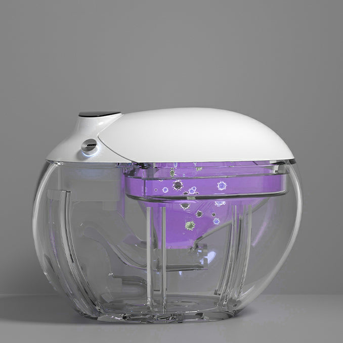 Ceramic Round Stain Resistant Smart Bidet with Temperature Control Clearhalo 'Bathroom Remodel & Bathroom Fixtures' 'Bidets' 'Home Improvement' 'home_improvement' 'home_improvement_bidets' 'Toilets & Bidets' 8191252