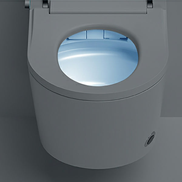 White Elongated Stain Resistant Wall Mounted Bidet with Temperature Control Clearhalo 'Bathroom Remodel & Bathroom Fixtures' 'Bidets' 'Home Improvement' 'home_improvement' 'home_improvement_bidets' 'Toilets & Bidets' 8191430