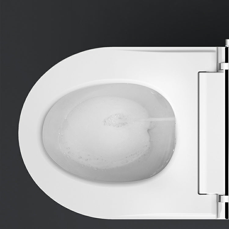 Modern Elongated Stain Resistant Wall Mounted Bidet with Temperature Control Clearhalo 'Bathroom Remodel & Bathroom Fixtures' 'Bidets' 'Home Improvement' 'home_improvement' 'home_improvement_bidets' 'Toilets & Bidets' 8205531