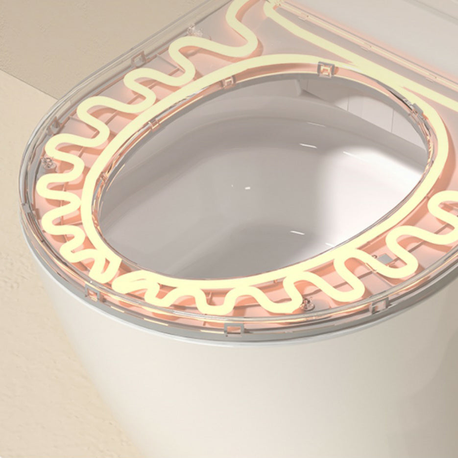 Modern Elongated Stain Resistant Wall Mounted Bidet with Temperature Control Clearhalo 'Bathroom Remodel & Bathroom Fixtures' 'Bidets' 'Home Improvement' 'home_improvement' 'home_improvement_bidets' 'Toilets & Bidets' 8205538