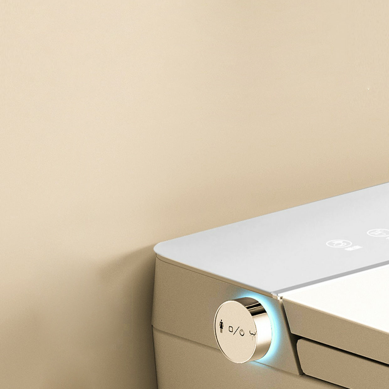 Modern Elongated Stain Resistant Wall Mounted Bidet with Temperature Control Clearhalo 'Bathroom Remodel & Bathroom Fixtures' 'Bidets' 'Home Improvement' 'home_improvement' 'home_improvement_bidets' 'Toilets & Bidets' 8205539