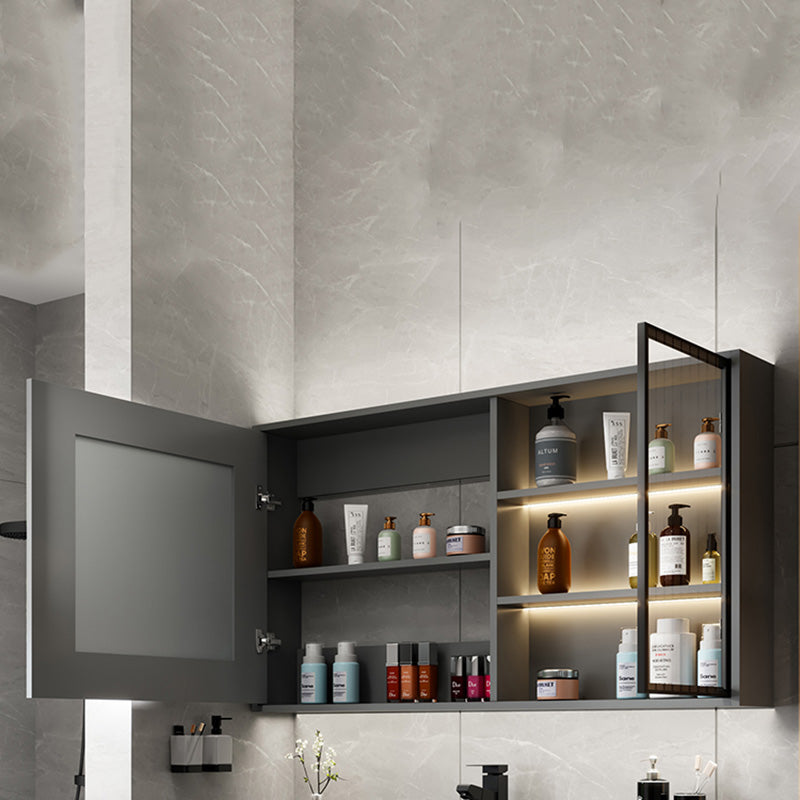 Contemporary Bathroom Vanity Wall-Mounted Single Sink with Soft Close Door Clearhalo 'Bathroom Remodel & Bathroom Fixtures' 'Bathroom Vanities' 'bathroom_vanities' 'Home Improvement' 'home_improvement' 'home_improvement_bathroom_vanities' 8205826