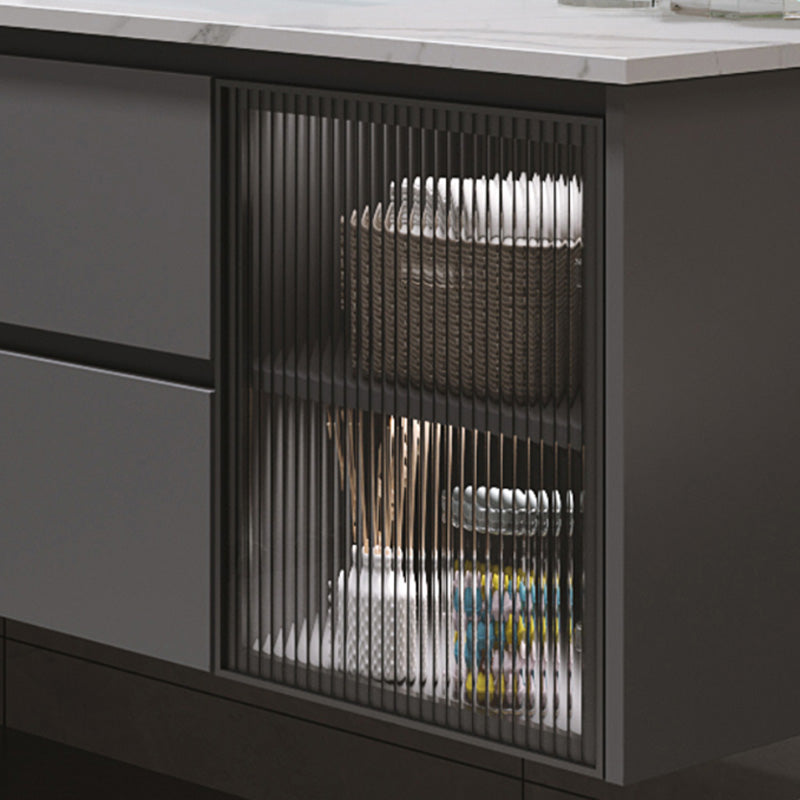 Trendy Bathroom Vanity Wall Mount Open Shelf Single Sink with Soft Close Door Clearhalo 'Bathroom Remodel & Bathroom Fixtures' 'Bathroom Vanities' 'bathroom_vanities' 'Home Improvement' 'home_improvement' 'home_improvement_bathroom_vanities' 8205903