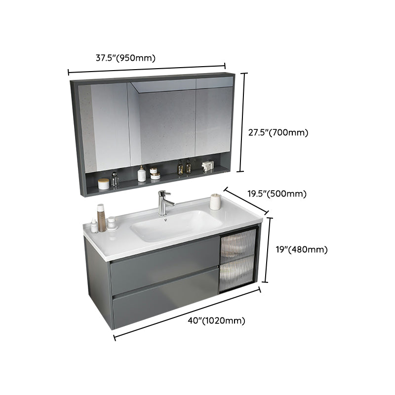 Popular Rectangular Bathroom Vanity Set Grey Wall-Mounted Faucet Included Clearhalo 'Bathroom Remodel & Bathroom Fixtures' 'Bathroom Vanities' 'bathroom_vanities' 'Home Improvement' 'home_improvement' 'home_improvement_bathroom_vanities' 8216754