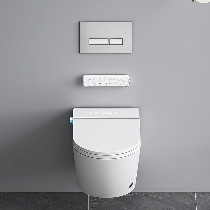 Modern Rectangle Stain Resistant Wall Mounted Bidet with Temperature Control Clearhalo 'Bathroom Remodel & Bathroom Fixtures' 'Bidets' 'Home Improvement' 'home_improvement' 'home_improvement_bidets' 'Toilets & Bidets' 8233600