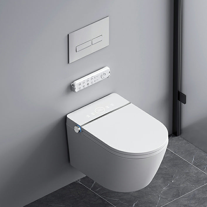 Modern Rectangle Stain Resistant Wall Mounted Bidet with Temperature Control Clearhalo 'Bathroom Remodel & Bathroom Fixtures' 'Bidets' 'Home Improvement' 'home_improvement' 'home_improvement_bidets' 'Toilets & Bidets' 8233601