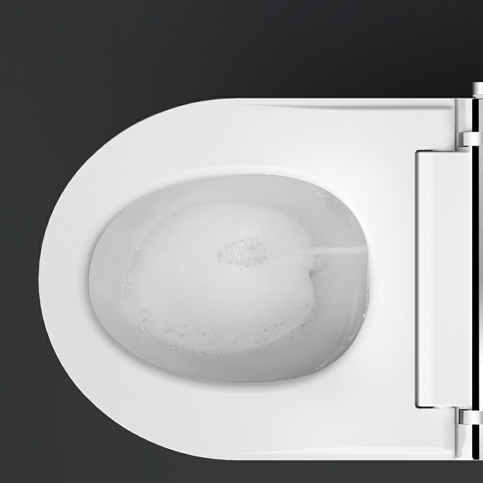Ceramic Elongated Stain Resistant Wall Mounted Bidet with Temperature Control Clearhalo 'Bathroom Remodel & Bathroom Fixtures' 'Bidets' 'Home Improvement' 'home_improvement' 'home_improvement_bidets' 'Toilets & Bidets' 8233619