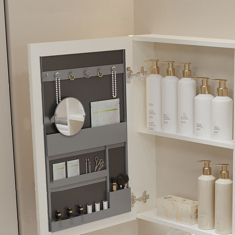 Wall Mounted Standard White Wood Modern Open Console with Sink Set Clearhalo 'Bathroom Remodel & Bathroom Fixtures' 'Bathroom Vanities' 'bathroom_vanities' 'Home Improvement' 'home_improvement' 'home_improvement_bathroom_vanities' 8254928