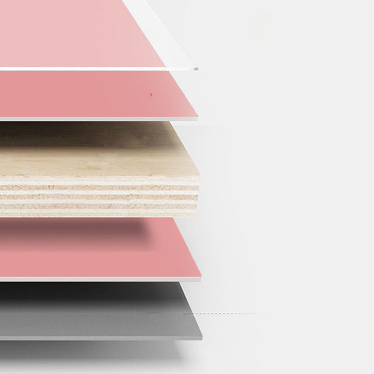 Rectangular Pink Wall Mounted Standard Wood Open Console with Sink Set Clearhalo 'Bathroom Remodel & Bathroom Fixtures' 'Bathroom Vanities' 'bathroom_vanities' 'Home Improvement' 'home_improvement' 'home_improvement_bathroom_vanities' 8262527