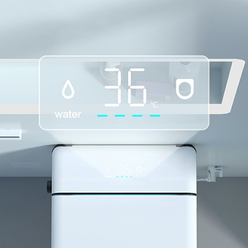 Wall Mounted Modern No Water Tank Flush Toilet with Slow Close Seat and Heated Seat Clearhalo 'Bathroom Remodel & Bathroom Fixtures' 'Bidets' 'Home Improvement' 'home_improvement' 'home_improvement_bidets' 'Toilets & Bidets' 8262568