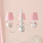 Kindergarten Sheep Hanging Lamp Fabric 3 Lights Cartoon Hanging Pendant Lights Clearhalo 'Ceiling Lights' 'Chandeliers' Lighting' options 82770