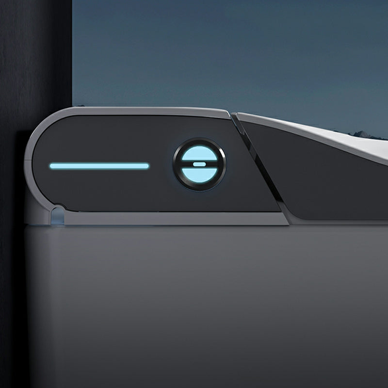 Warm Air Dryer Bidet White Ceramic Wall-Mounted Heated Seat Elongated Clearhalo 'Bathroom Remodel & Bathroom Fixtures' 'Bidets' 'Home Improvement' 'home_improvement' 'home_improvement_bidets' 'Toilets & Bidets' 8280663