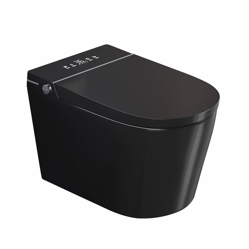 Temperature Control Smart Bidet Elongated Wall-Mounted Heated Seat Ceramic Clearhalo 'Bathroom Remodel & Bathroom Fixtures' 'Bidets' 'Home Improvement' 'home_improvement' 'home_improvement_bidets' 'Toilets & Bidets' 8280690