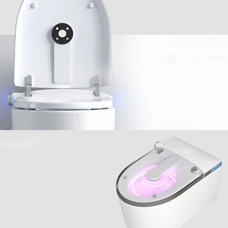 Wall Mounted Bidet Ceramic Heated Seat White Antimicrobial with Warm Air Dryer Clearhalo 'Bathroom Remodel & Bathroom Fixtures' 'Bidets' 'Home Improvement' 'home_improvement' 'home_improvement_bidets' 'Toilets & Bidets' 8280702