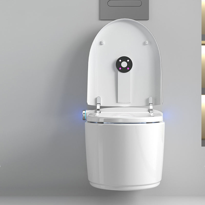 Wall Mounted Bidet Ceramic Heated Seat White Antimicrobial with Warm Air Dryer Clearhalo 'Bathroom Remodel & Bathroom Fixtures' 'Bidets' 'Home Improvement' 'home_improvement' 'home_improvement_bidets' 'Toilets & Bidets' 8280718